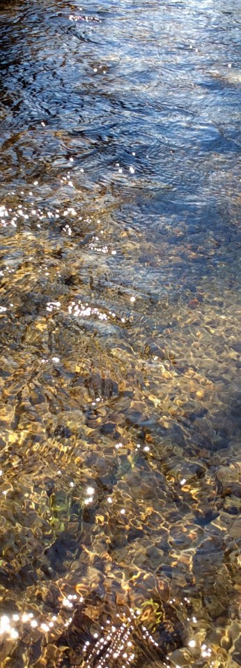 Water gold-blue patterns