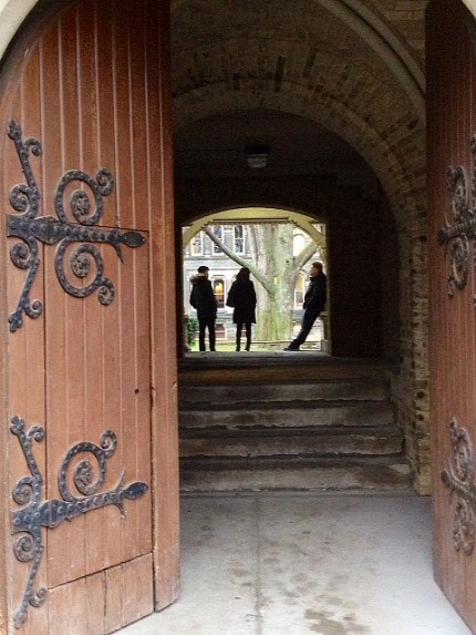 Gate to UC courtyard