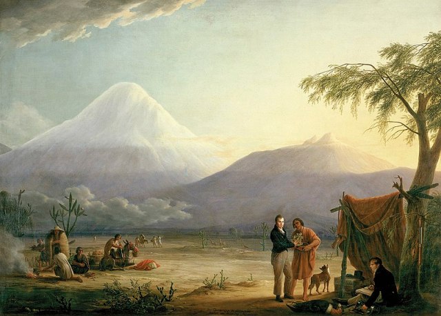Humboldt-Bonpland_Chimborazo volcano-1810 by Friedrich GeorgWeitsch