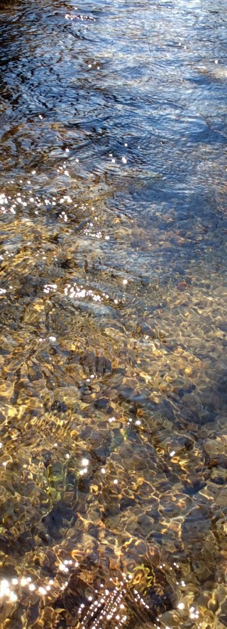 Water gold-blue patterns